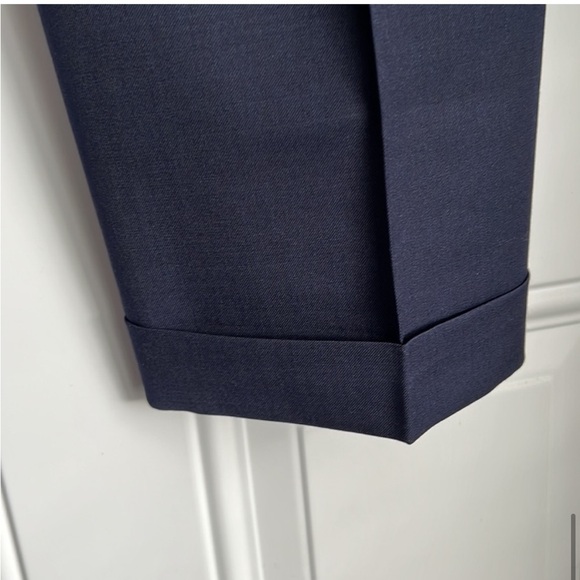 Men's Big & Tall Dress Slacks Navy Blue 44 x 34 - Picture 6 of 8